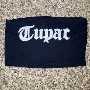Tupac tube top